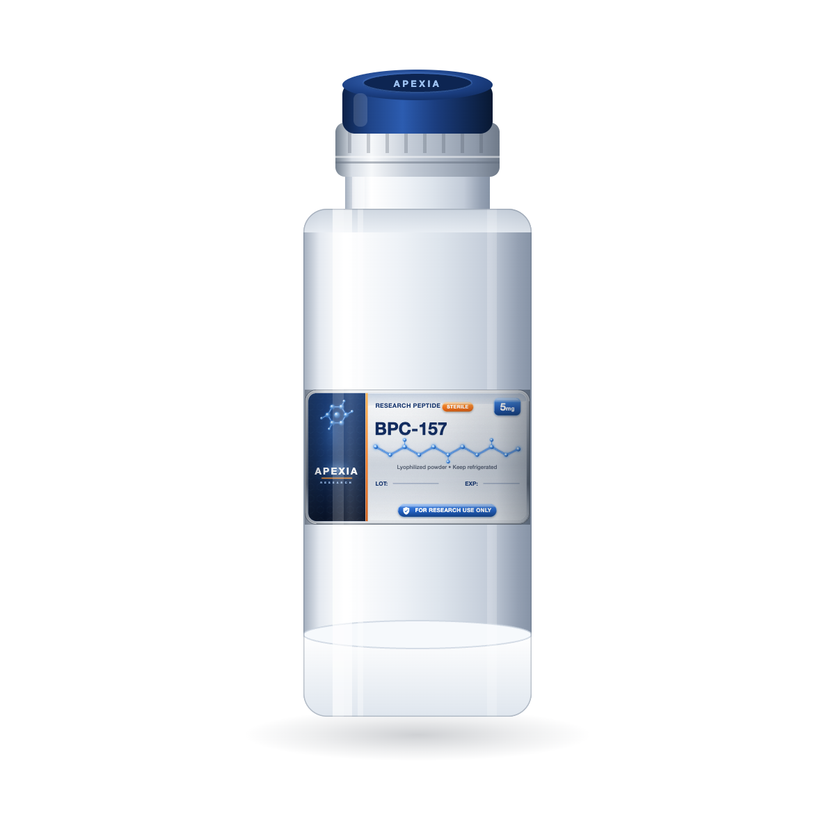 Apexia BPC-157 research reagent vial
